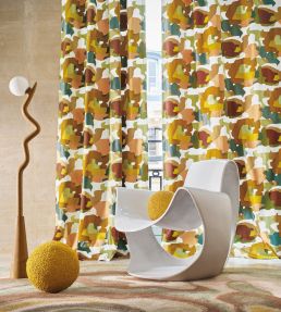 Parade Fabric by Casamance Amande ocre