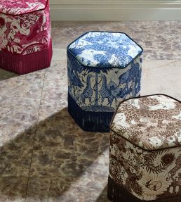 Paradise Lost Fabric by Clarke & Clarke Berry