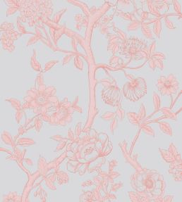 Paradise Tree Wallpaper by Cole & Son Pastel Blue & Soft Pink