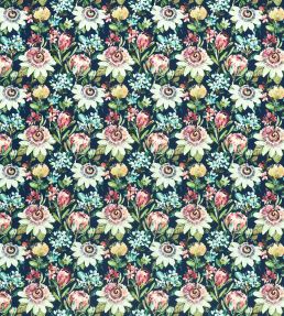 Paradise Velvet Fabric by Studio G Midnight