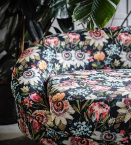 Paradise Velvet Fabric by Studio G Midnight