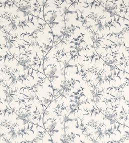 Paradise Woods Toile Fabric by Sanderson Woad