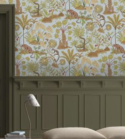 Paradisum Wallpaper by Josephine Munsey Light Blue