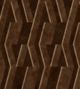 Parallels Wallpaper by Coordonne Chocolate
