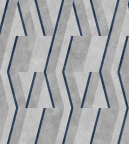 Parallels Wallpaper by Coordonne Navy