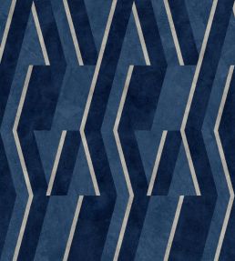 Parallels Wallpaper by Coordonne Ultramarine