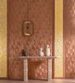 Parangon Wallpaper by Casamance Blanc / Dore