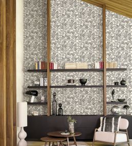 Paraty Wallpaper by Casadeco Noir Fusian