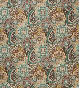 Paridaiza Fabric by Nina Campbell Chocolate/Teal