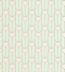 Paris Wallpaper by Caselio Vert Amande