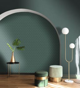 Paris Wallpaper by Caselio Vert Anglais