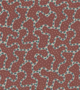 Parnham Fabric by Titley and Marr Maroon