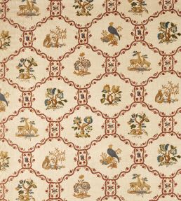 Partridge & Pear Fabric by Sanderson Fig/Wheat