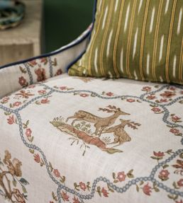 Partridge & Pear Fabric by Sanderson Fig/Wheat