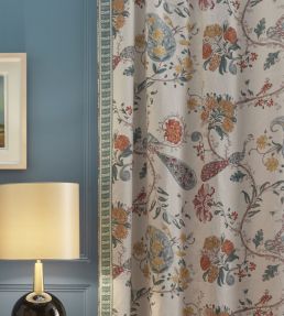 Parvani Fabric by Nina Campbell Dark Pink