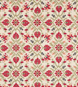 Pashley Fabric by Colefax and Fowler Red/Green