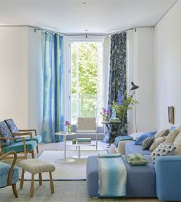 Pasqueflower Fabric by Designers Guild Indigo