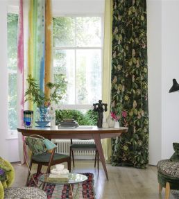 Pasqueflower Fabric by Designers Guild Olive