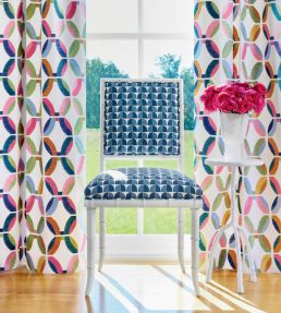 Passageway Embroidery Fabric by Thibaut Brights