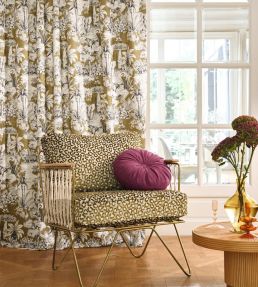 Passaro Fabric by Camengo Ocre