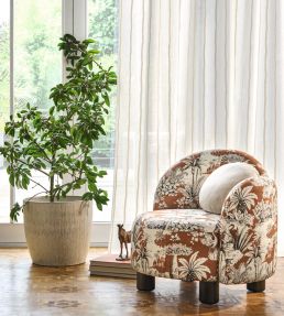 Passaro Fabric by Camengo Ocre