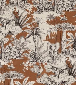 Passaro Fabric by Camengo Terre De Sienne