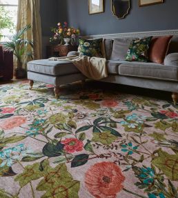 Clarke & Clarke Passiflora rug Blush CCPASSBLWA7615 Blush