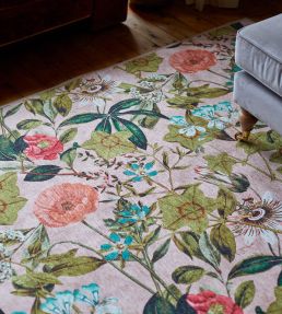 Clarke & Clarke Passiflora rug Blush CCPASSBLWA7615 Blush