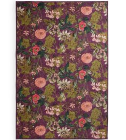 Clarke & Clarke Passiflora rug Mulberry CCPASSMUWA7615 Mulberry