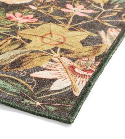 Clarke & Clarke Passiflora rug Noir CCPASSNOWA7615 Noir