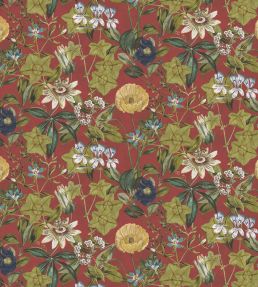 Passiflora Fabric by Clarke & Clarke Rouge