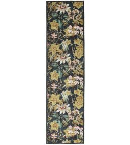 Clarke & Clarke Passiflora Runner rug Forest CCPASSFOWA6123 Forest