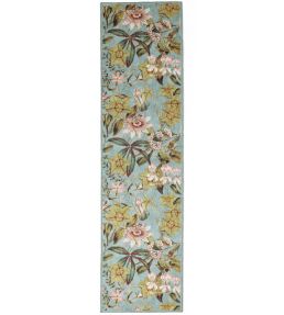 Clarke & Clarke Passiflora Runner rug Mineral CCPASSMIWA6123 Mineral