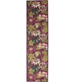 Clarke & Clarke Passiflora Runner rug Mulberry CCPASSMUWA6123 Mulberry