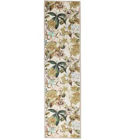 Clarke & Clarke Passiflora Runner rug Peaches & Cream CCPASSPCWA6123 Peaches & Cream