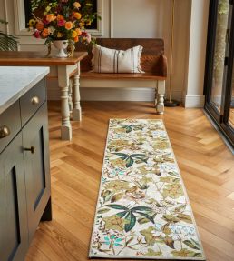 Clarke & Clarke Passiflora Runner rug Peaches & Cream CCPASSPCWA6123 Peaches & Cream