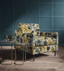 Passiflora Fabric by Warwick Midnight