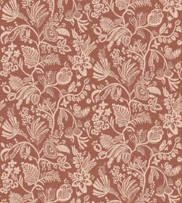 Pastel Wallpaper by Casamance Terracotta