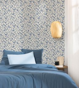 Pastelia Wallpaper by Caselio Bleu porcelaine