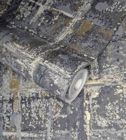 Patina Wallpaper by 1838 Wallcoverings Jet