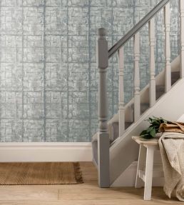 Patina Wallpaper by 1838 Wallcoverings Mist