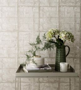 Patina Wallpaper by 1838 Wallcoverings Pearl
