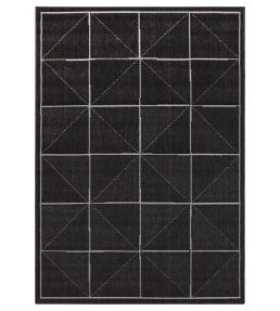 Asiatic Patio Check rug Charcoal PATI-07-120170 Charcoal
