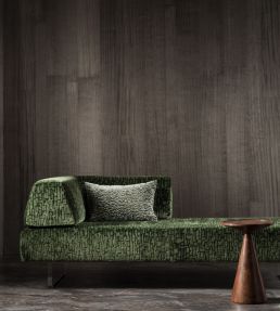 Paulownia Wallpaper by Zinc Silver Grey