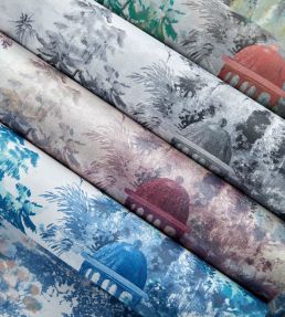 Pavilion Wallpaper by 1838 Wallcoverings Fern