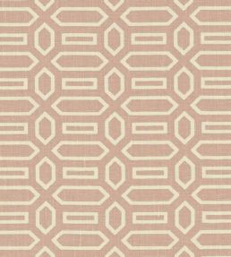 Pavilion Fabric by Schumacher Temple Pink