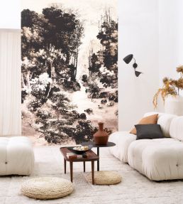 Pavillin D'or Mural by Casadeco Sepia