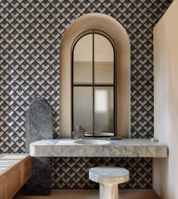 Pavimentum Wallpaper by Coordonne Sapphire