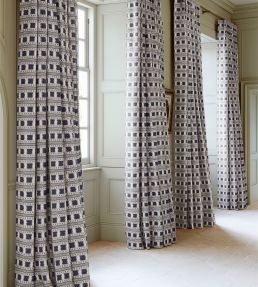 Paxton Fabric by James Hare Blue
