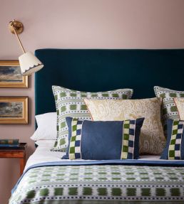 Paxton Pillow 22 x 22" by James Hare Blue/Green